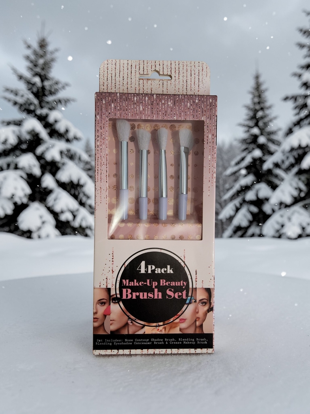 Make-Up Beauty 4-Pack Brush Set